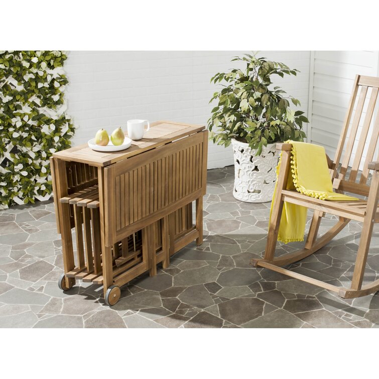 Highland Dunes Laoise 4 Person Rectangular Outdoor Dining Set